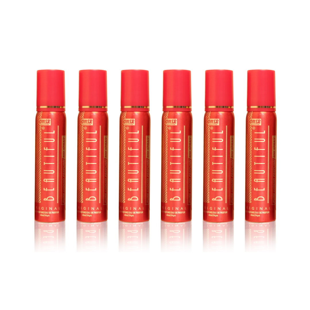 OMSR Beautiful Pink Mini perfume 40ml  Each (Pack of 6)