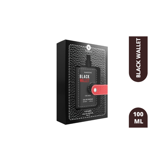 Shop Ramsons Black Wallet Eau De Parfum For Men 100ml