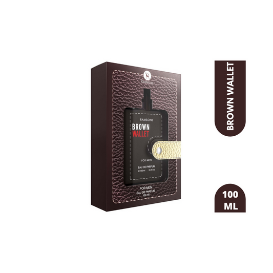 Shop Ramsons Brown Wallet Eau De Parfum For Men 100ml