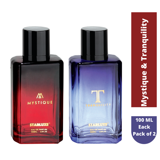Starluxe Mystique and Tranquility Eau De Parfum 100ml Each (Pack of 2)