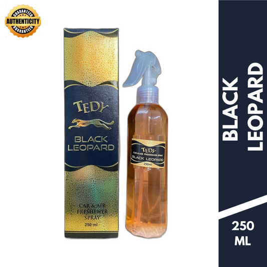DSP Tedy Black Leopard Car & Air Freshener Spray 250ml
