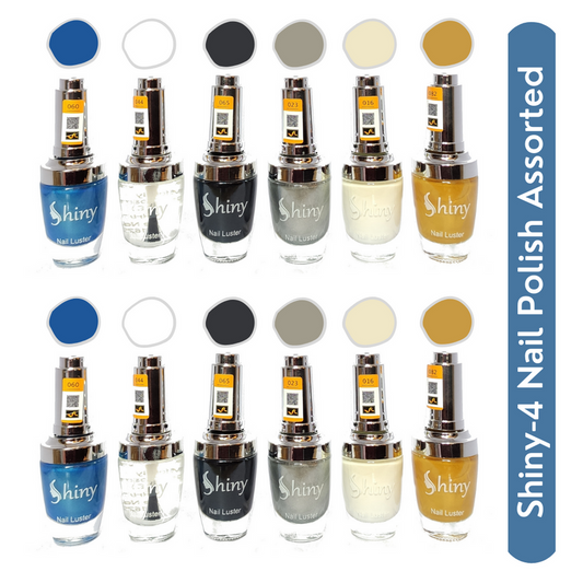 Shop Shiny Assorted Nail Polish Shiny-  4 (Pack of 12, 9.9ML Each)