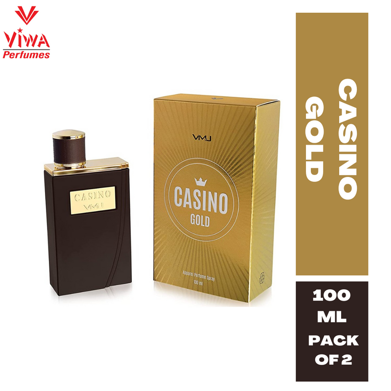 Shop VIWa Casino Gold Apparel Perfume 100ml (Pack of 2)