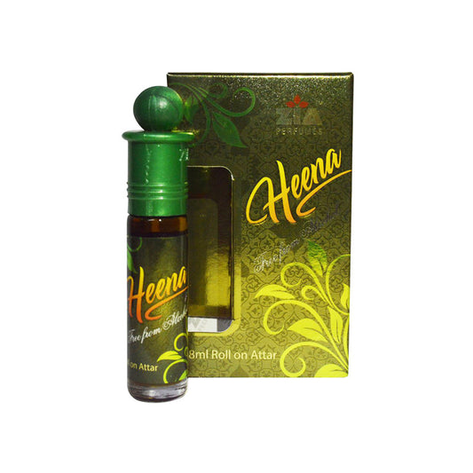 Zia Heena Silver Ittar Alcohol Free Attar 8ML