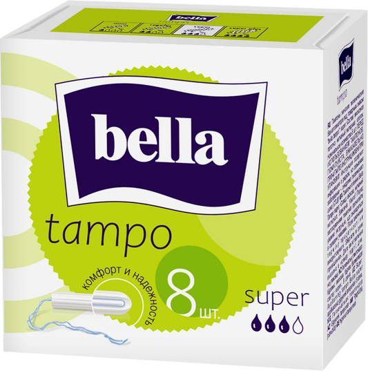 Shop Bella Tampons Easy Twist Super 8 Pcs
