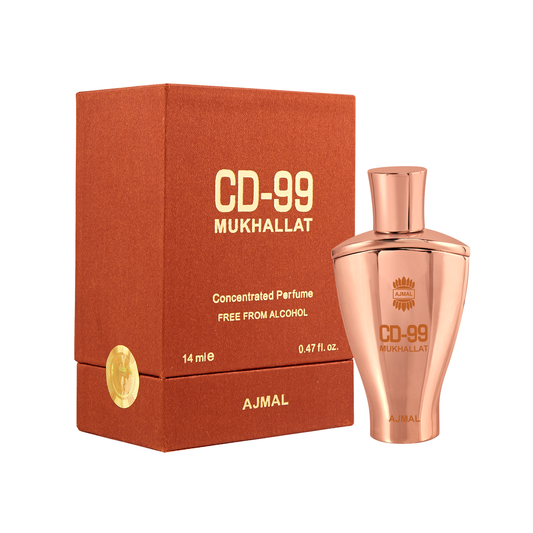 Ajmal Cd 99 Mukhallat Concentrated Oriental Perfume Free From Alcohol For Unisex (14 ml)
