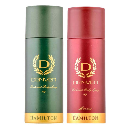 Shop Denver Hamilton And Honour Pack of 2 Deodorants For Men