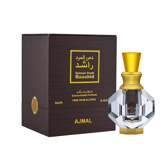 Ajmal Dahnul Oudh Raashid Concentrated Perfume Free From Alcohol For Unisex (3 ml)