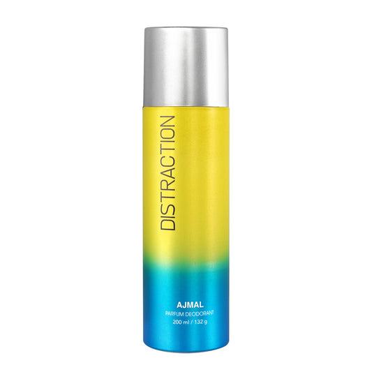 Ajmal Distraction Deodorant Aromatic Woody Fragrance (200 ml) Casual Wear for Unisex