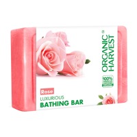 Organic Harvest Rose Luxurious Bathing Bar : 75 gms