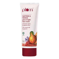 Plum Saffron & Papaya Glow Bright Face Wash : 100 ml