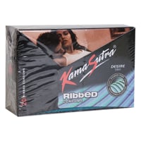 Kamasutra Ribbed Condoms : 20 Pieces