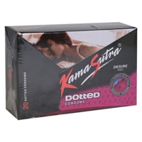 Kamasutra Dotted Condoms : 20 Pieces