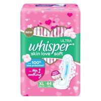 Whisper Ultra Soft Wings Pads XL : 44 Units