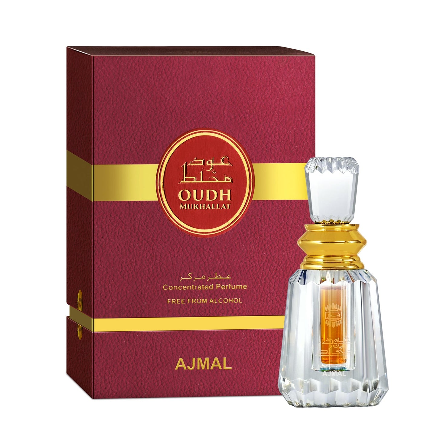 Ajmal Oudh Mukhallat Concentrated Perfume Free From Alcohol For Unisex (6 ml)