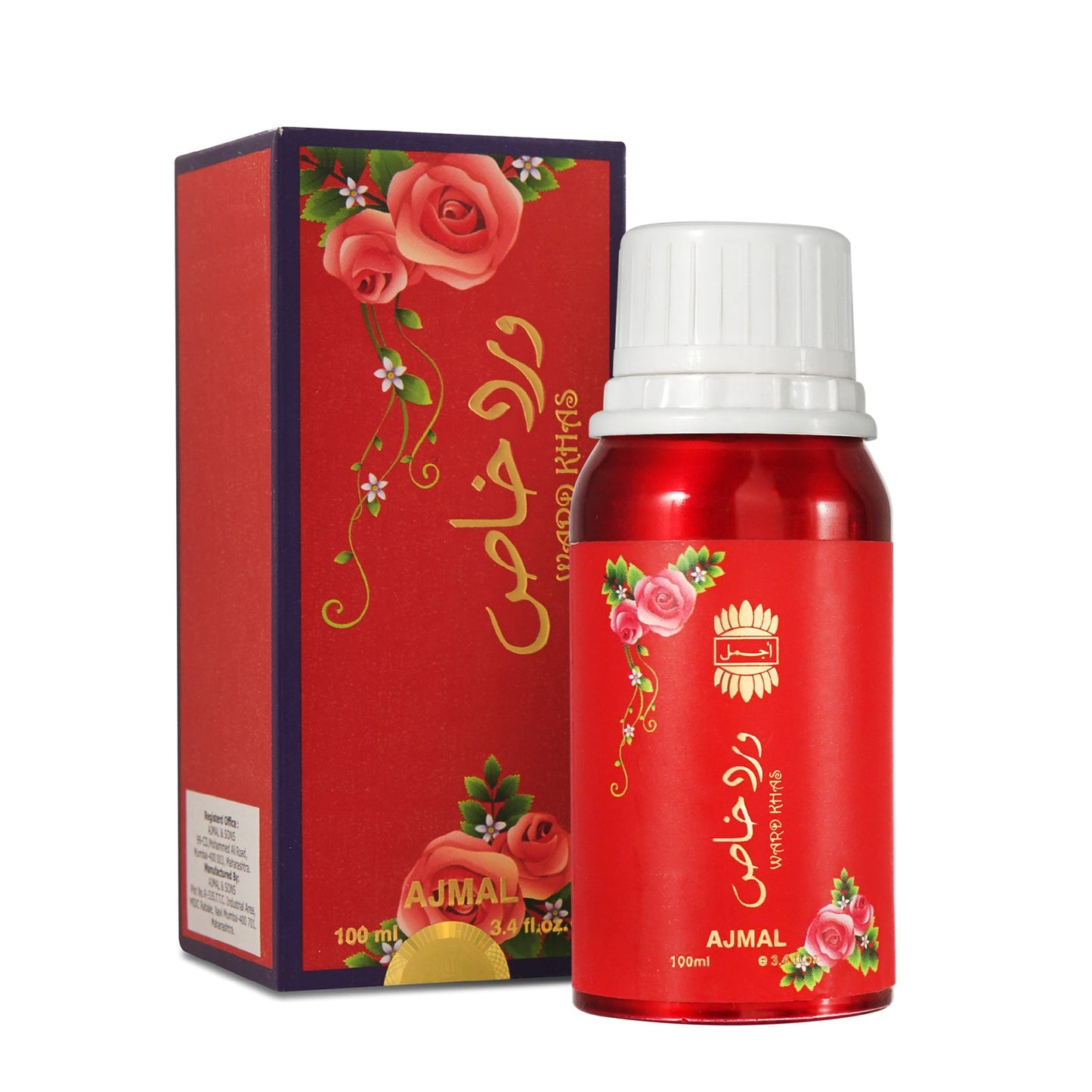 Ajmal Ward Khas Concentrated Perfume Free From Alcohol 100ml for Unisex