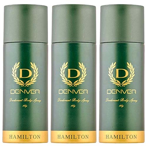 Denver Hamilton Extra Strong Pack Of 3 Deodorants For Men