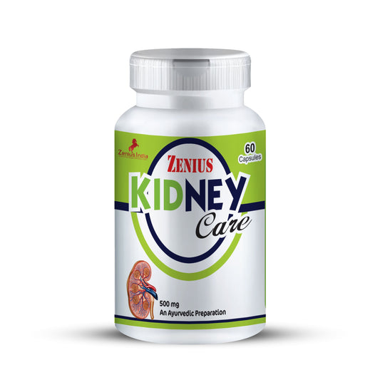 Zenius Kidney Care Capsule for Kidney Stone Pain Relief Medicine, Kidney Stone Removal Capsule (60 Capsules)
