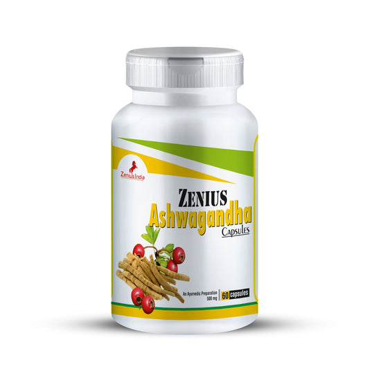 Zenius Ashwagandha Capsule for Immunity Power Capsule, Body Health Power (60 Capsules)