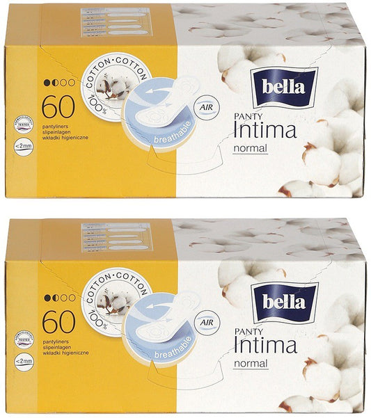 Shop Bella Panty Intima Normal 60 Pcs Pantyliner (Pack of 2)