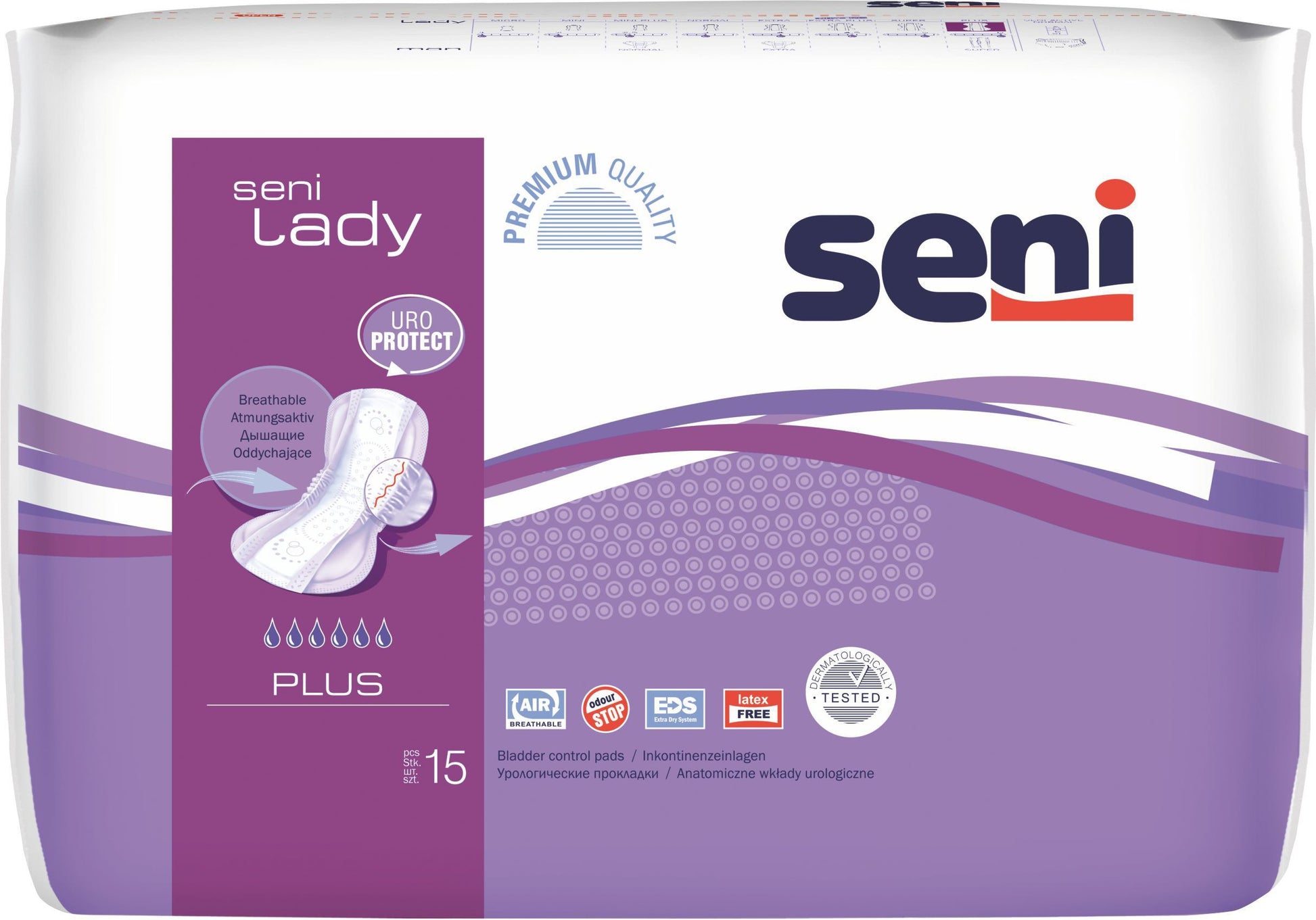 Shop Seni Lady Bladder Control Pads Plus 15 Pcs