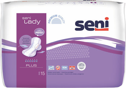 Shop Seni Lady Bladder Control Pads Plus 15 Pcs