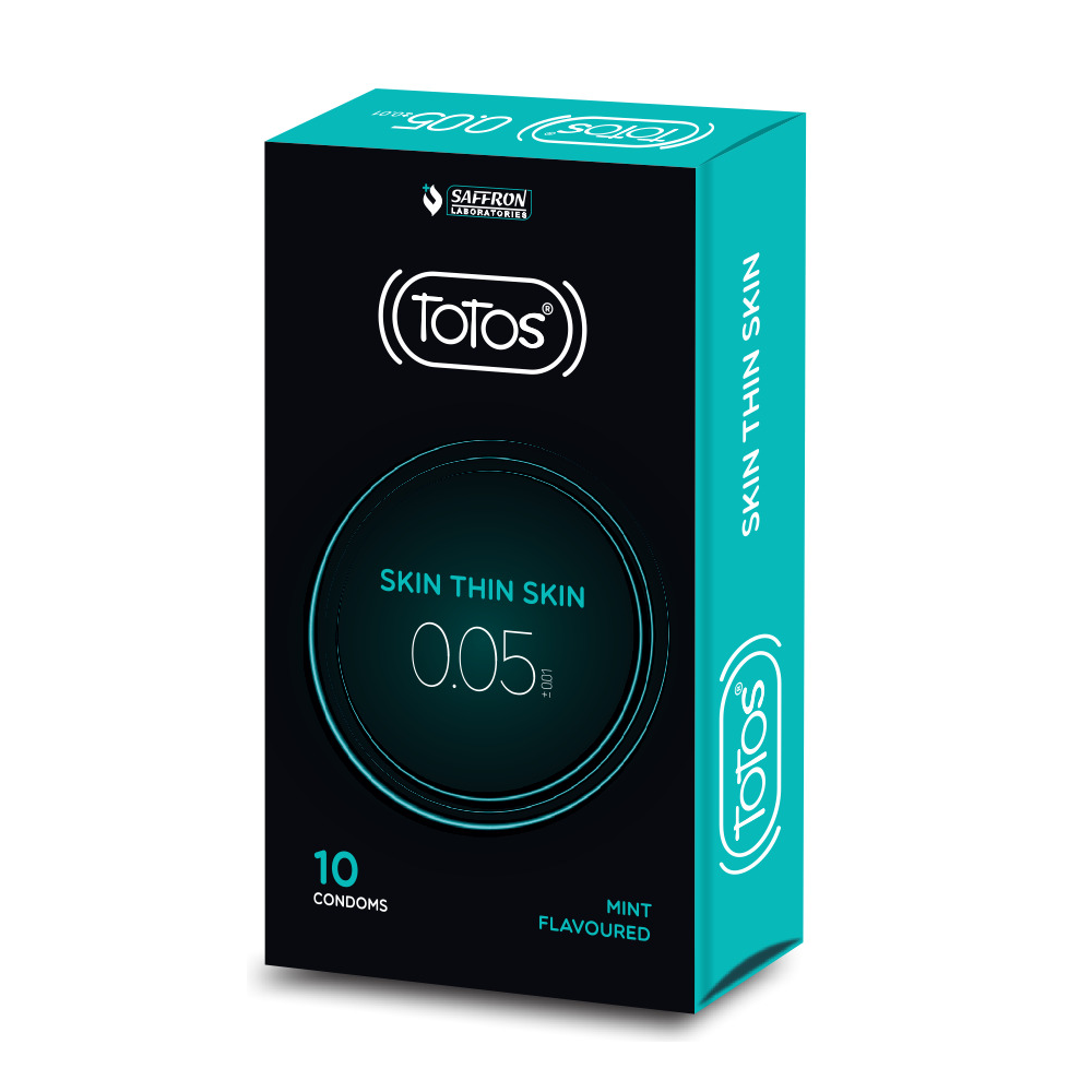 Shop TOTOS Skin Thin Skin 0.05 Mint Flavoured Condom 10s